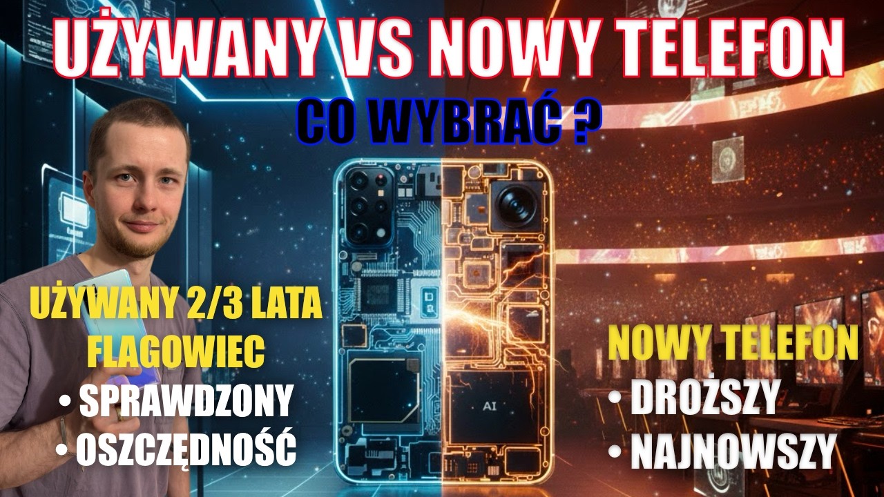 Używany flagowiec 2–3 lata vs NOWY telefon – Co wybrać w 2026?