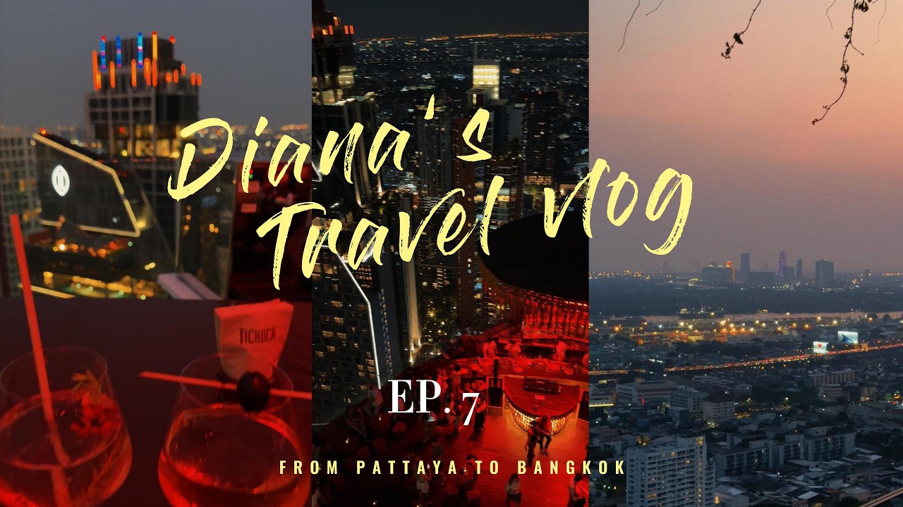 VLOG 7: Из Паттайи в Бангкок. Tichuca Rooftop Bar