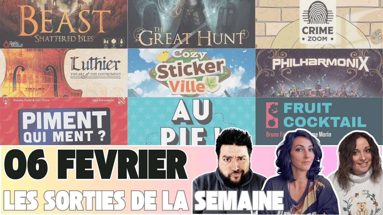 COZY STICKERVILLE, LUTHIER, PHILHARMONIX... Le tour des sorties de la semaine.