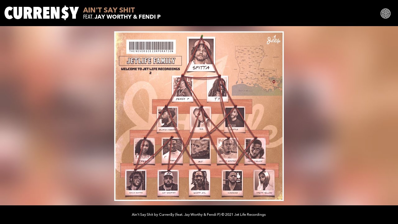 Curren$y - Ain't Say Shit (Audio) (feat. Jay Worthy & Fendi P)