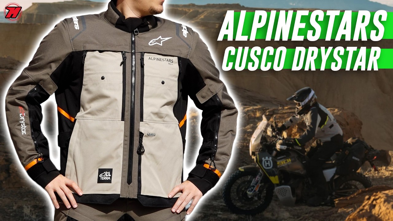 Review chaqueta de moto ALPINESTARS CUSCO Drystar : RESISTENTE, LIGERA Y POLIVALENTE ⛰️