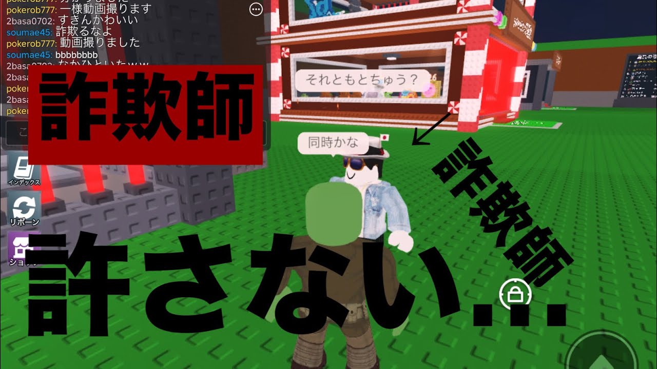 詐欺師の動画