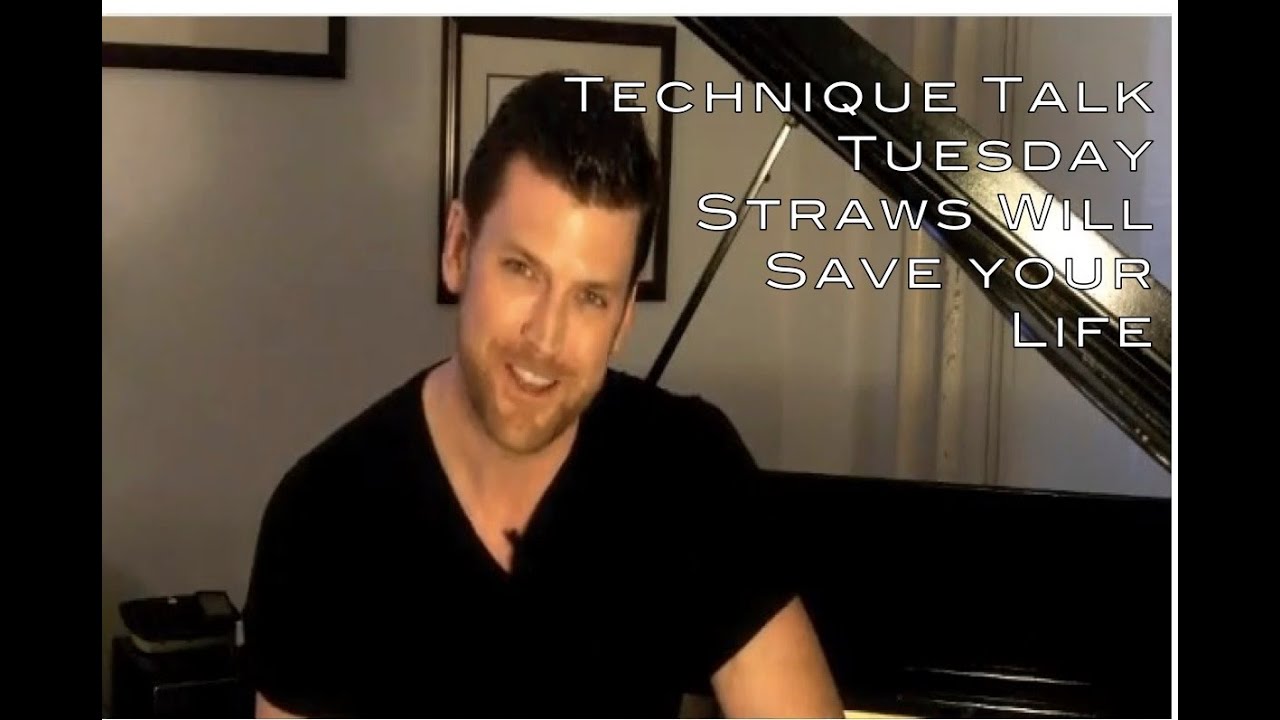 Straws Will Save Your Life (Vocal Warm Ups w/ Straws) | Technique Talk Tuesday