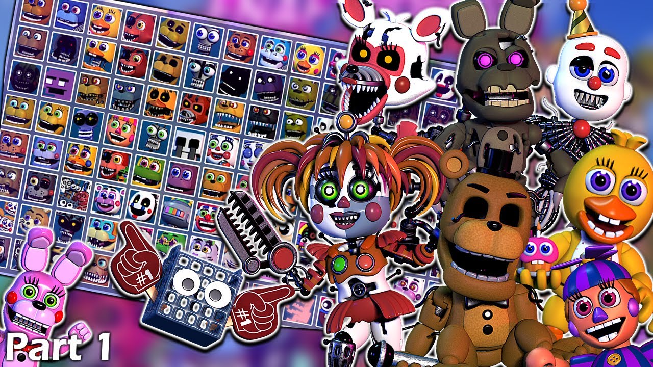 ULTIMATE FNAF WORLD! The FIRST Part of Creating The Game! Characters, Abilities, Selection Menu!
