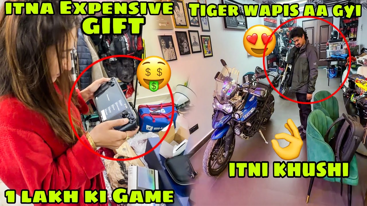Kisi ne itni Mehngi Video Game Gift mai bhej di 😱 Play Station😍 Tiger or Tenere bhi Wapis aa gyi 👌