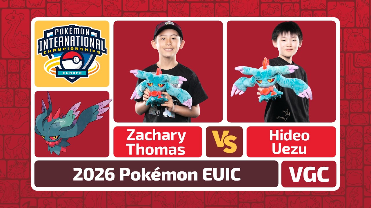 Zachary Thomas vs Hideo Uezu - Pokémon VGC Junior Finals | EUIC 2026