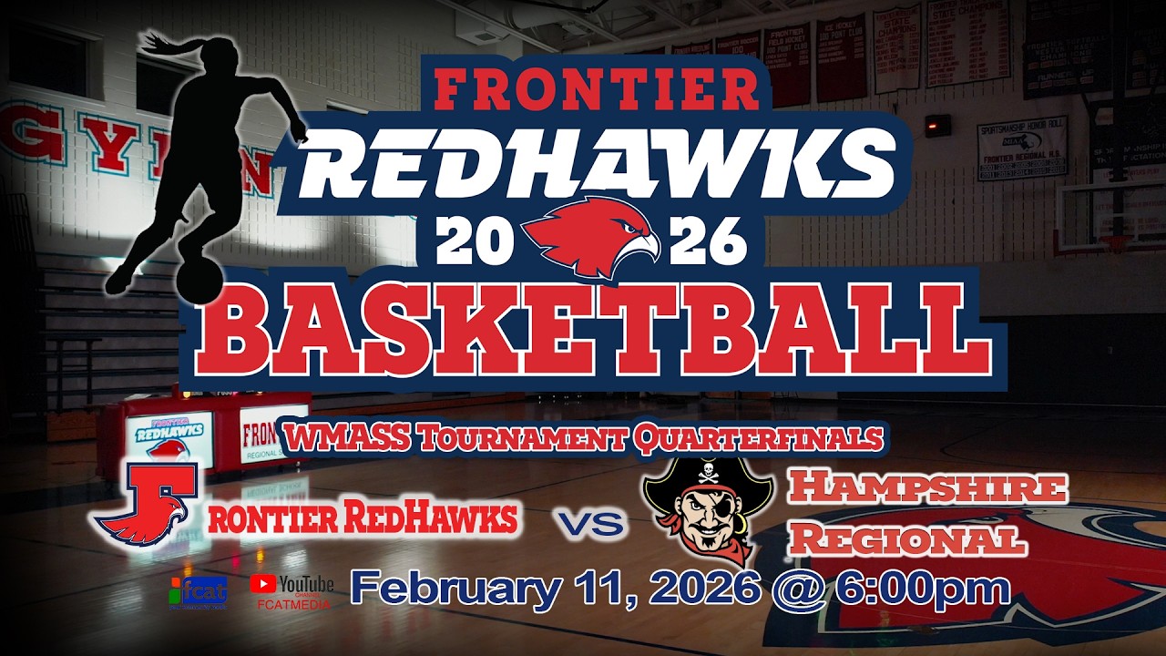 Frontier Regional Girls Basketball WMASS Tournament Quarterfinals vs Hampshire Regional