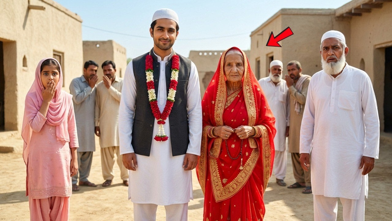 Jawan Ladke Ne Jayedad Ke Liye 90 Saal Ki Aurat Se Nikah Kiya… Phir Jo Hua! 👰👵😱
