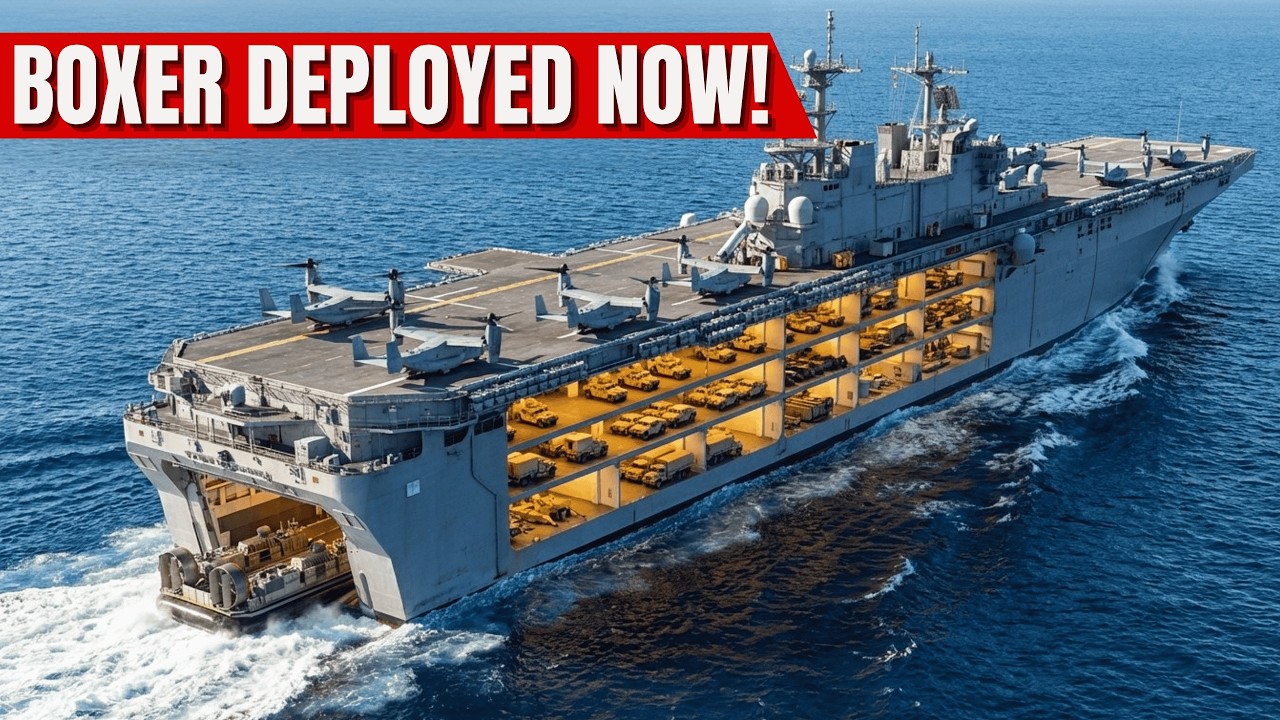 Why the US Navy Rushed USS Boxer to The Middle East