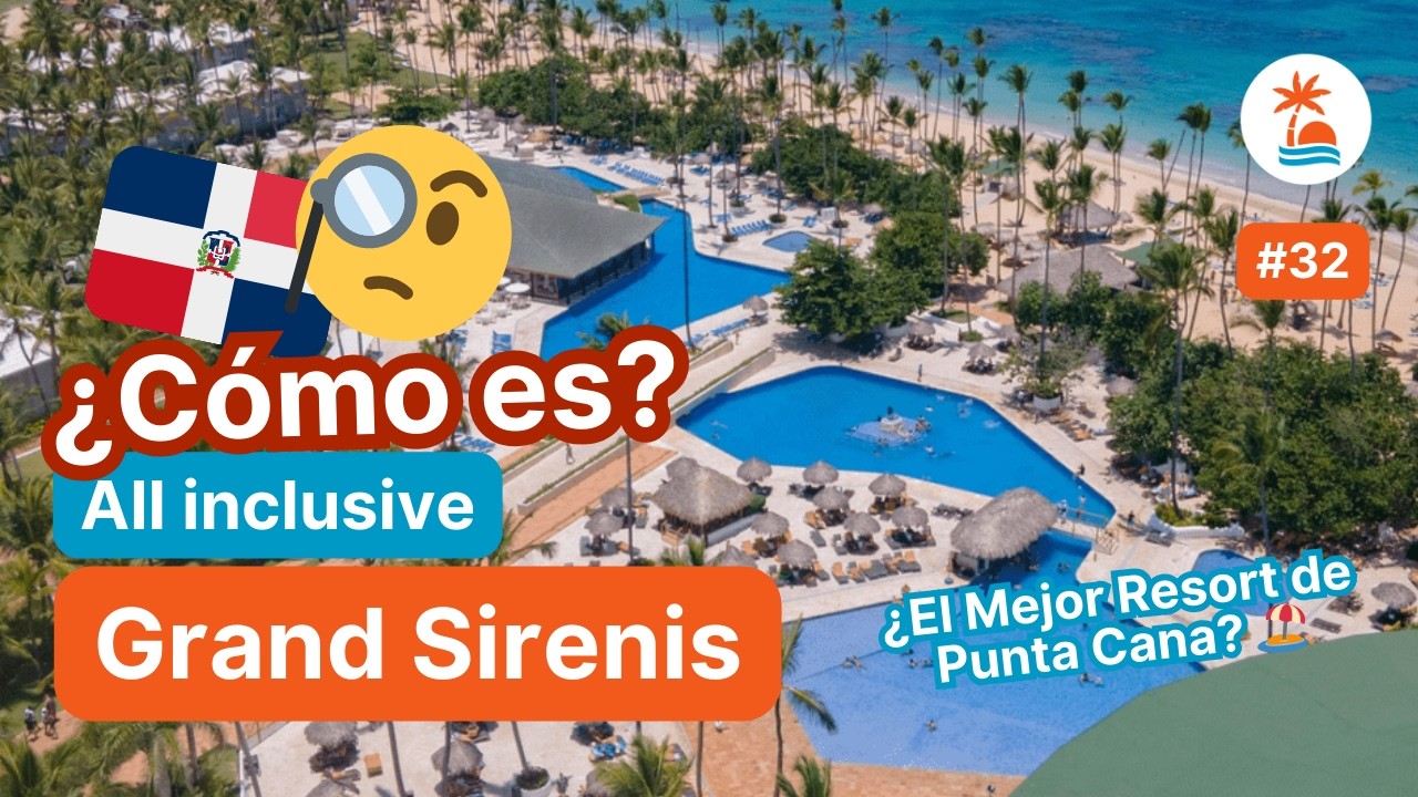 🇩🇴 🎢 ¿Vale la pena el GRAND SIRENIS AQUAGAMES en Punta Cana? [Parque Acuático y Playa]