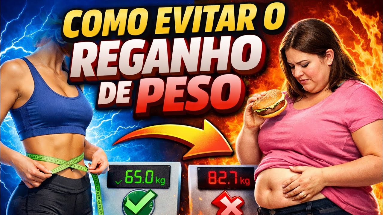 Como enviar o reganho de peso? Pós dieta, pós mounjaro? Faça isso!