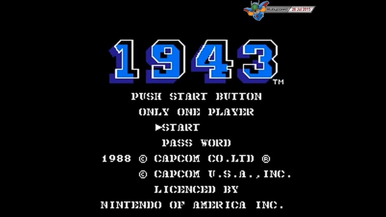 1943: The Battle of Midway (1988, NES) - Full Longplay [720p60]