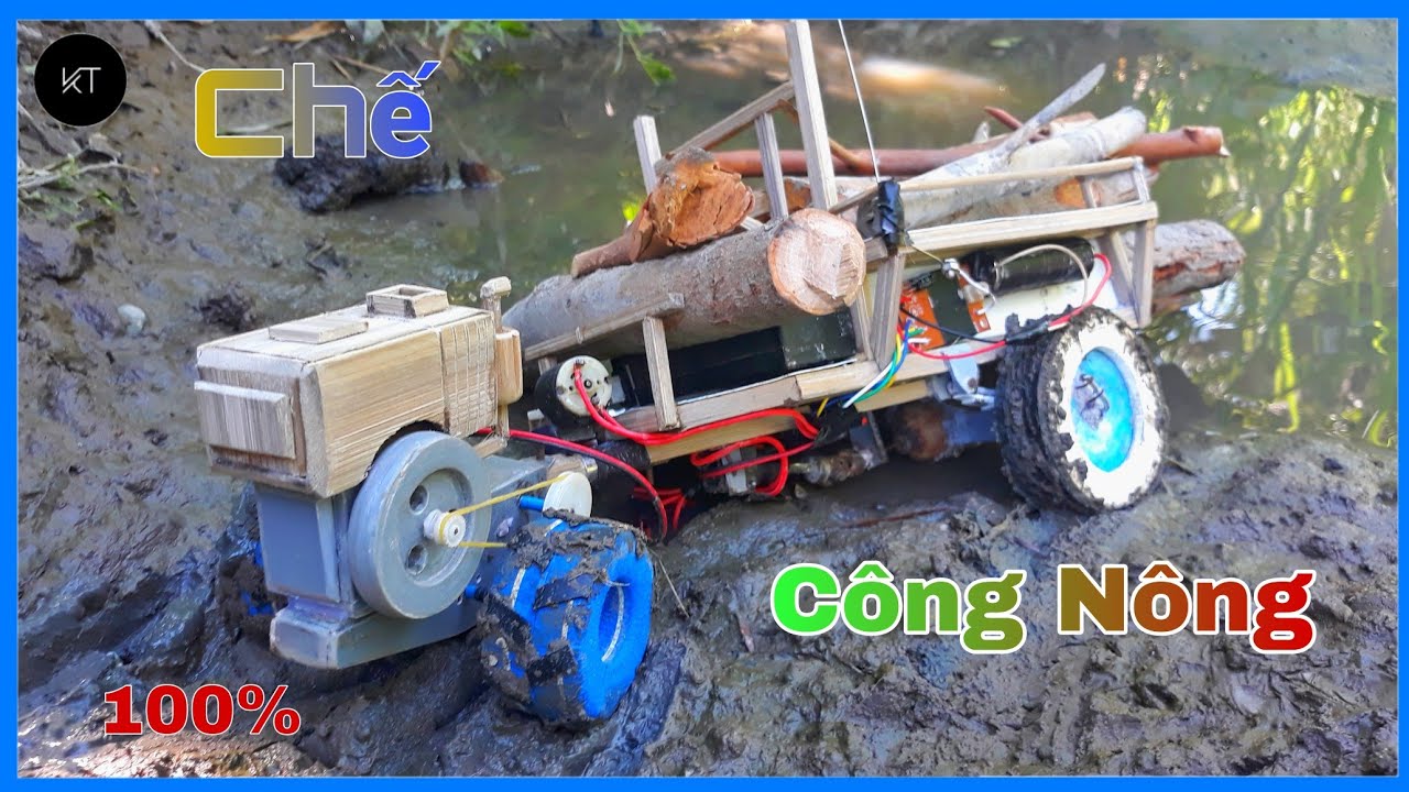 Hướng Dẫn Chi Tiết Chế Xe Công Nông Mini 2 Cầu -  Xe Công Nông Mini 2 Cầu Tự Chế