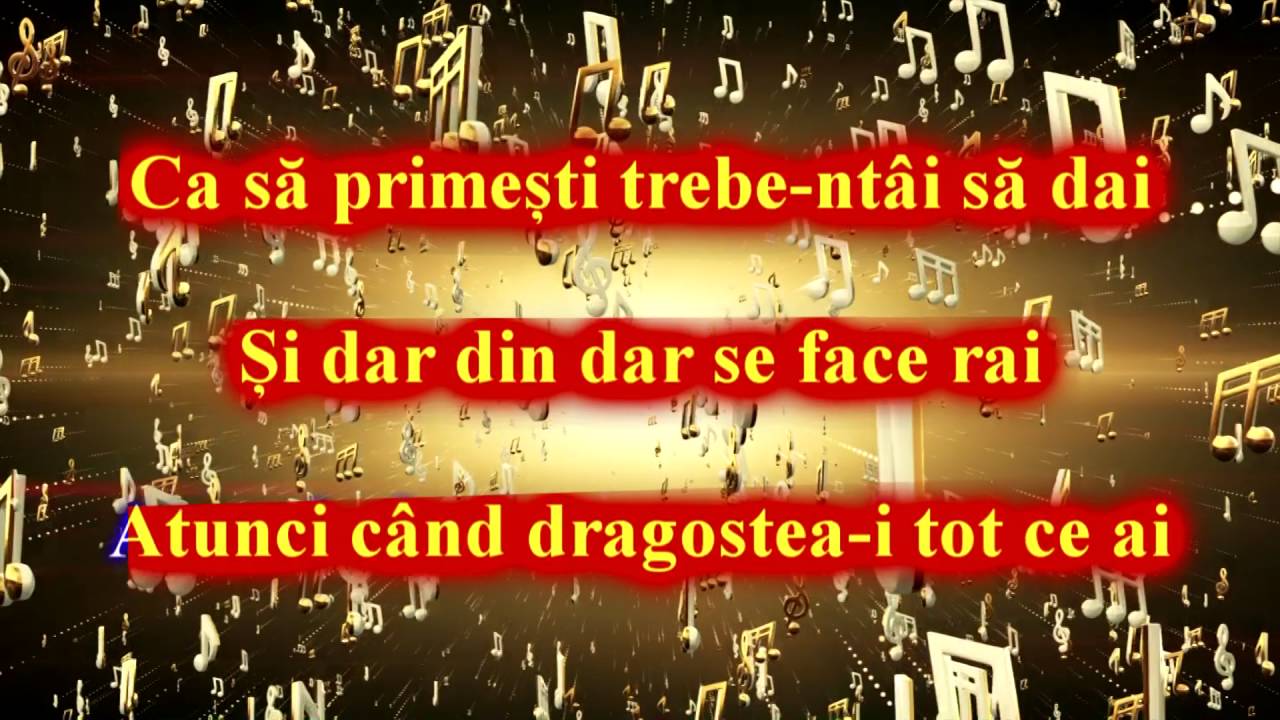 Cu un picior in Rai  - Karaoke