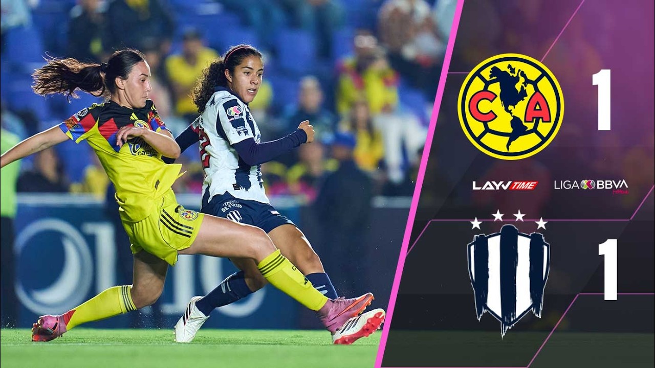 RESUMEN y GOLES: Am&eacute;rica vs Rayadas | Jornada 9 - LIGA MX FEMENIL CL 2026