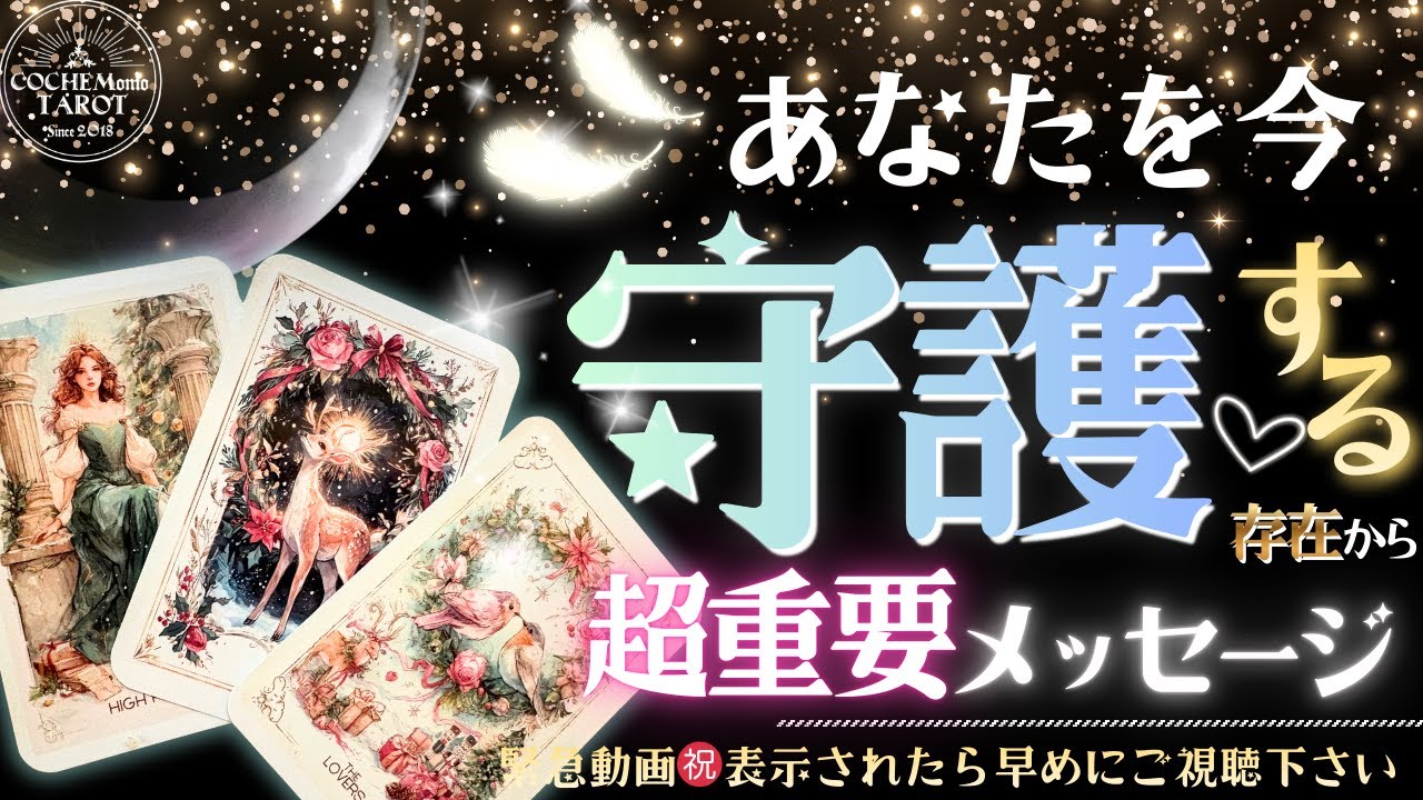 ガチ緊急動画！鳥肌注意❤️あなたを守護する存在から🩷スゴイ結果でした【忖度一切なし&diams;︎有料鑑定級】