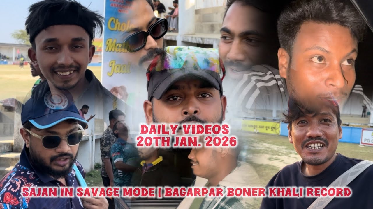 Sajan In Savage Mode | Bagarpar e boner khali Record