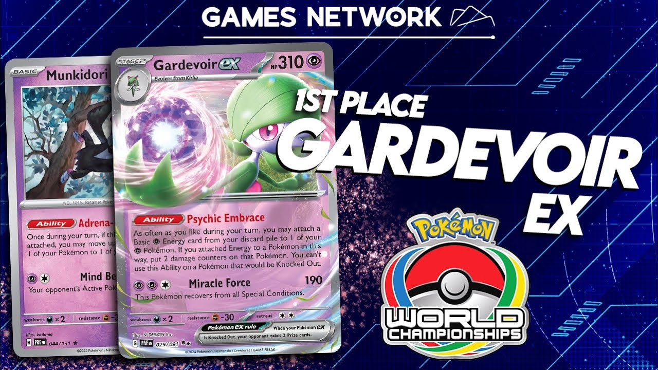 1st Place Deck Profile: Gardevoir ex - Pokémon World Championships (2025) 🧚