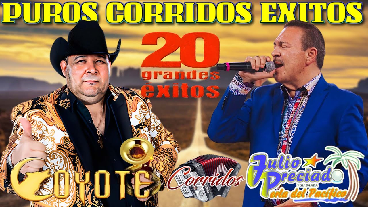 El Coyote y su Banda Tierra Santa & Julio Preciado 🪵 Corridos con Banda de Voz Firme | Mix 2026