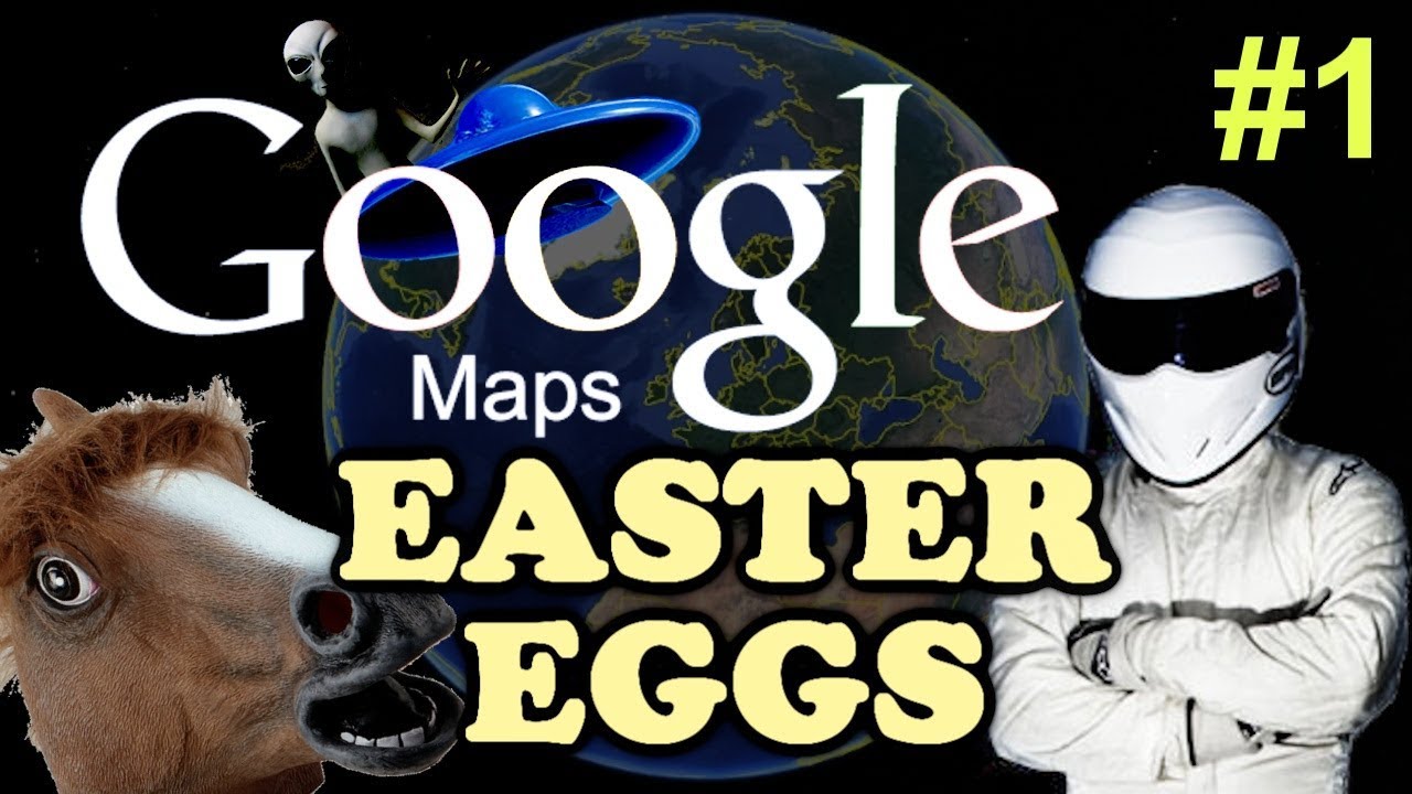 GOOGLE MAPS / EARTH Easter Eggs And Secrets #1