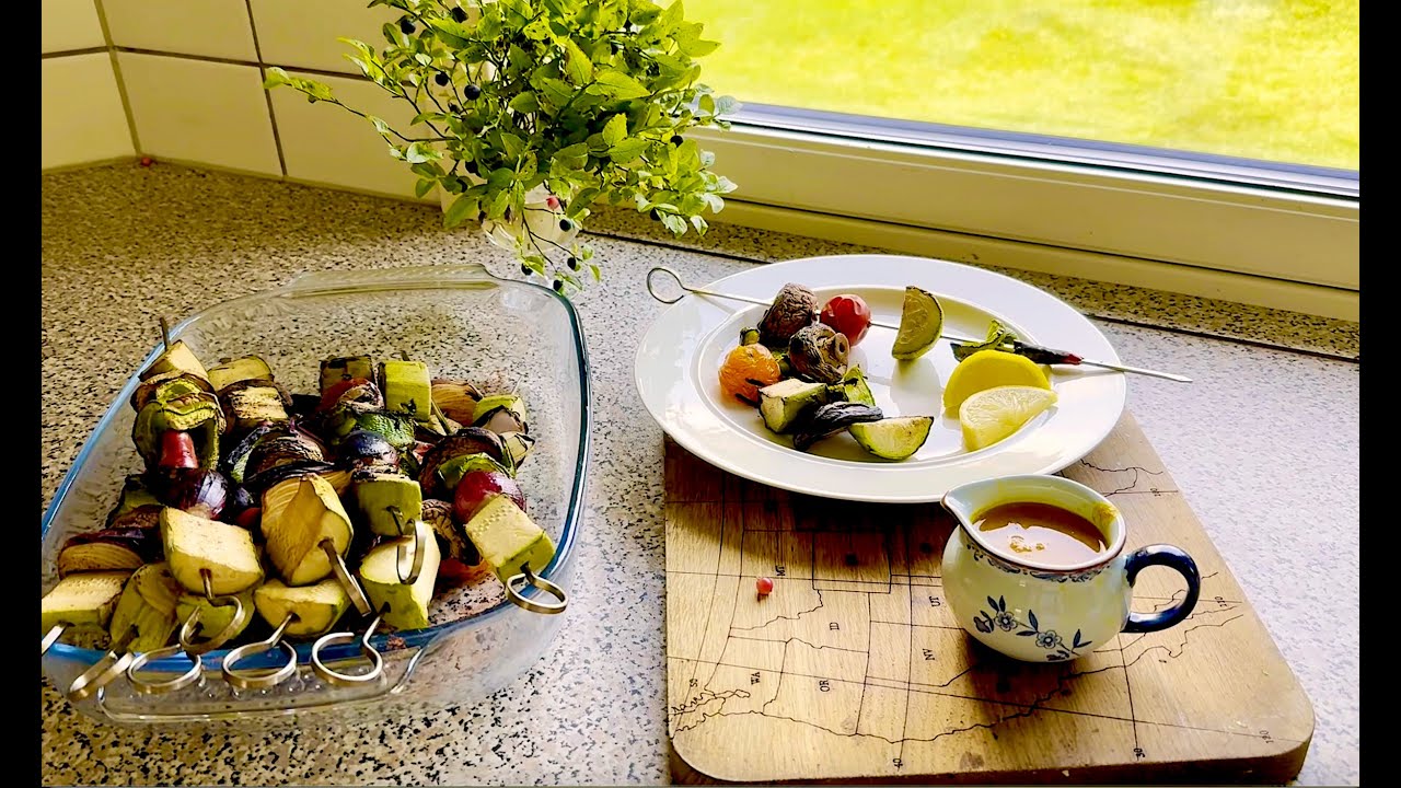 #90 ✅ Kitchen Meditation: Grilling Vegetable Skewers I 🔸Swedish Countryside @MinimalWhole