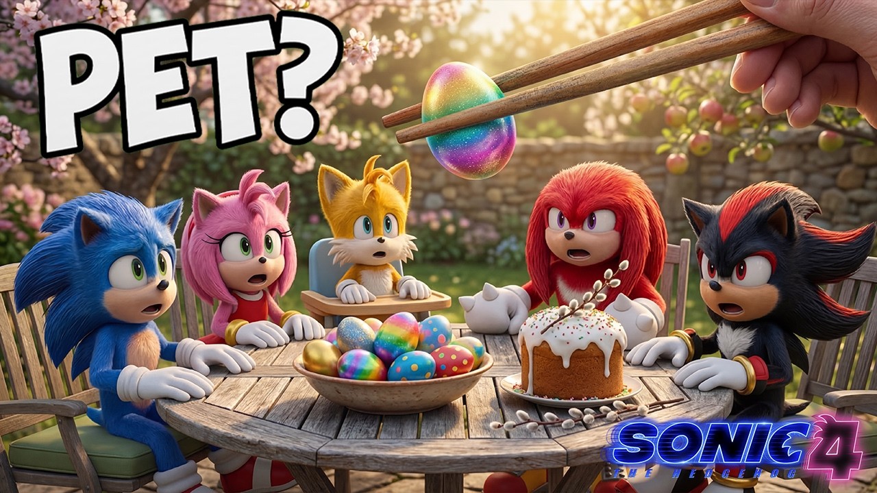 In Real Life, I Have Sonic, Amy Rose, Shadow, NEW SONIC As a Pet - Easter Egg Hunt!