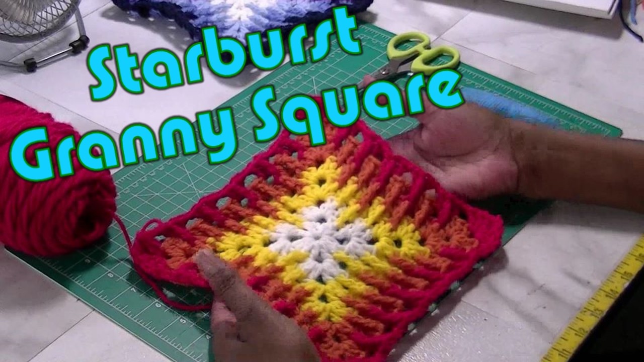 Easy Starburst Granny Square