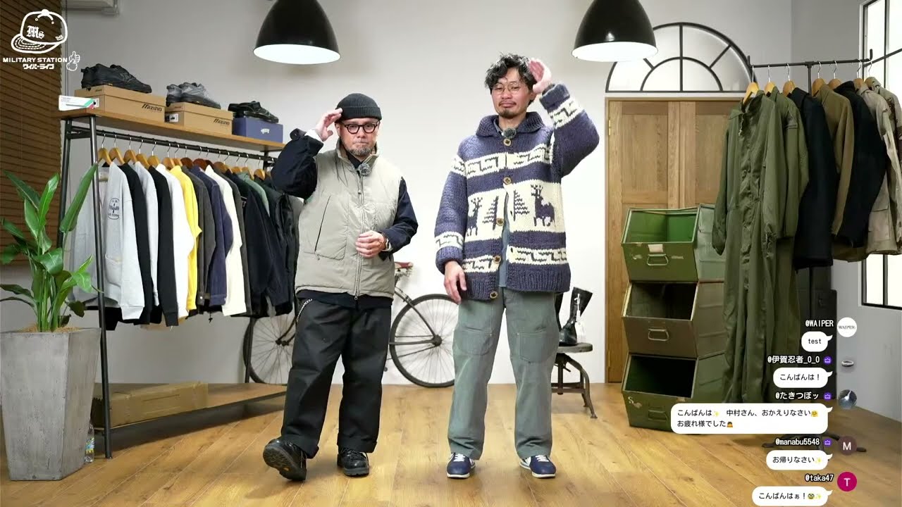 アメリカ帰り一発目！本日は重大発表が！！！決算SALE/新着/推しアイテムと目白押し！ WAIPER 火曜のライブ配信 | ミリタリーステーション #🎤