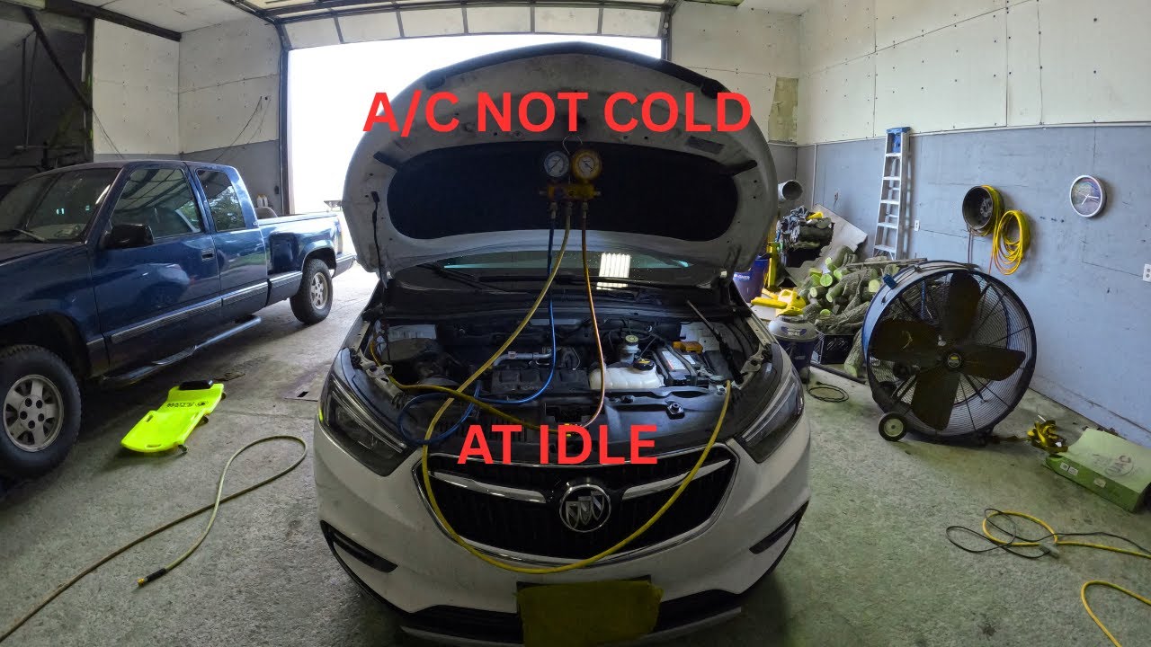 BUICK ENCORE A/C NOT COLD AT IDLE