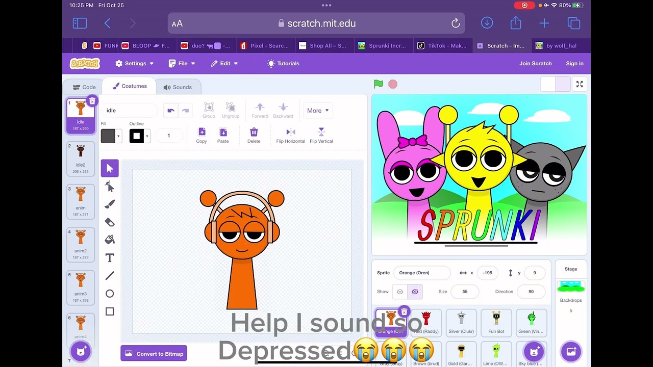 How to make a sprunki mod!