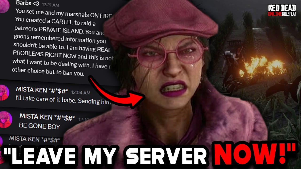 Server Owner CRIES Over My Gang in Red Dead RP