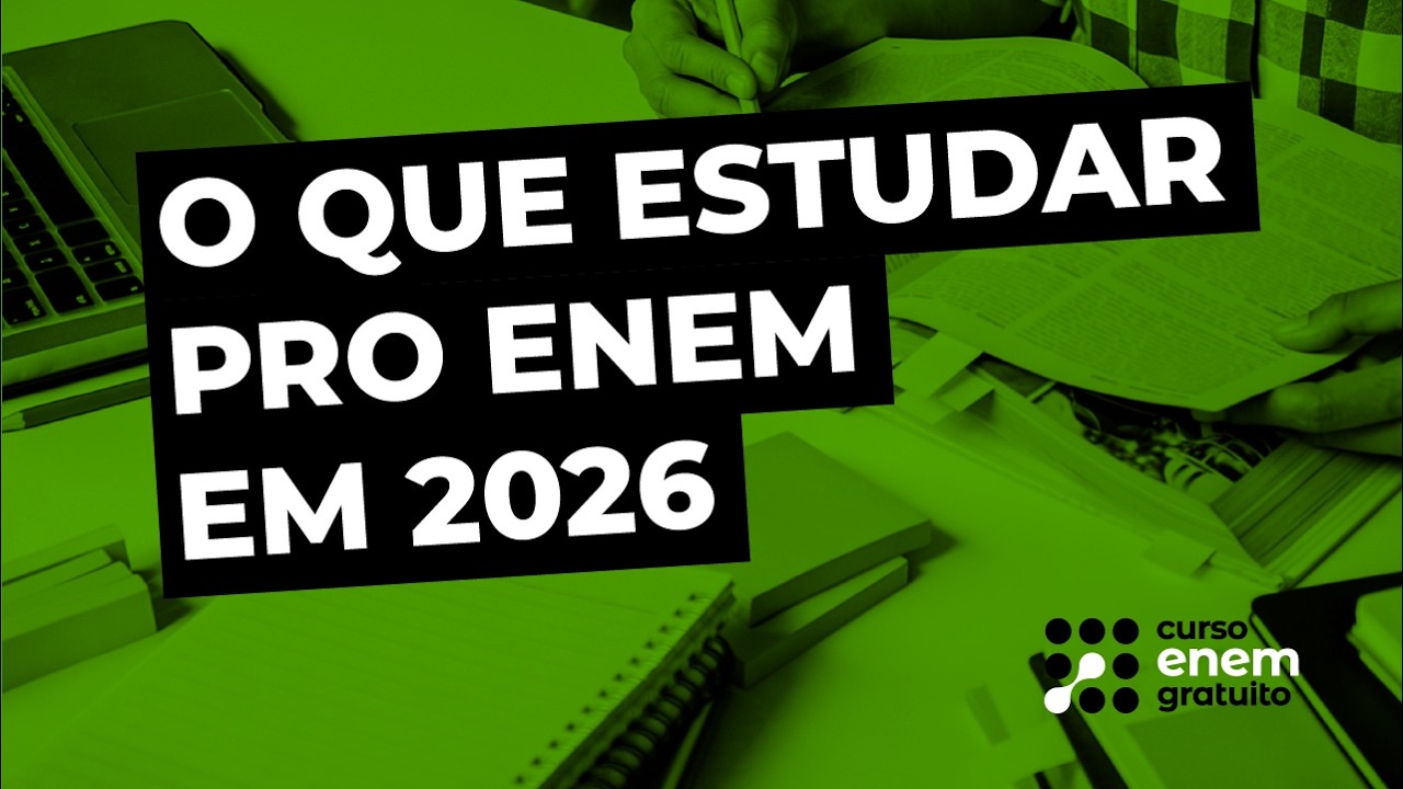 O que estudar pro Enem 2026? Raio X atualizado da prova