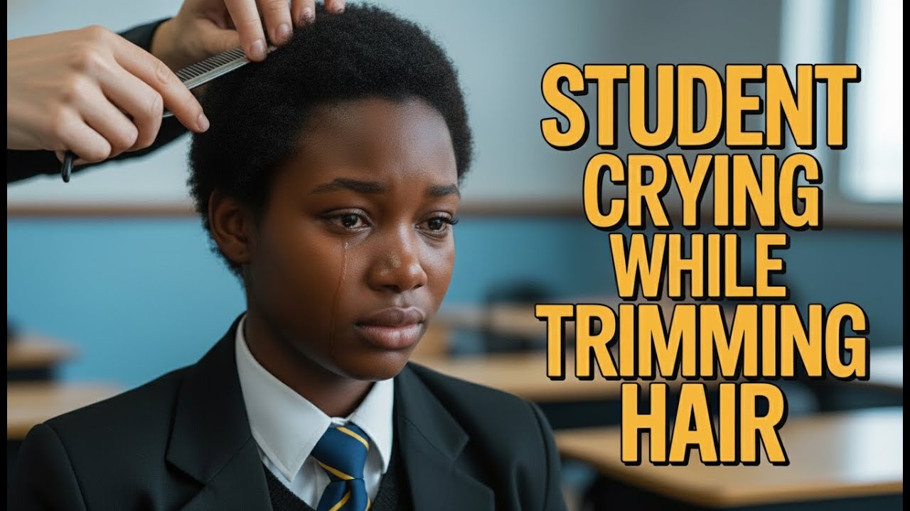 Student Crying While Trimming Hair | Emotional Haircut