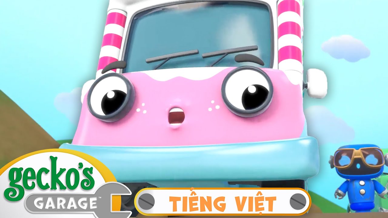 Xe Kem Tên Lửa | Gecko's Garage - Tiếng Việt | Hoạt Hình Vui Nhộn Dành Cho Trẻ Em