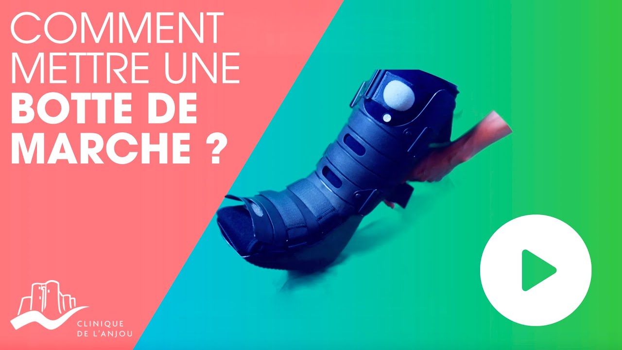 Comment mettre une botte de marche