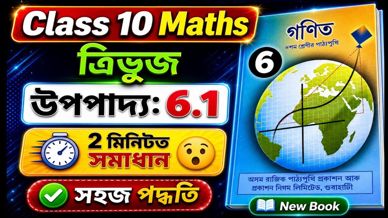 Class 10 Maths Theorem 6.1 Proof 🔥| Chapter 6 | Theorem 6.1 Proof Assam 💯 | 100% Exam Sure 😯