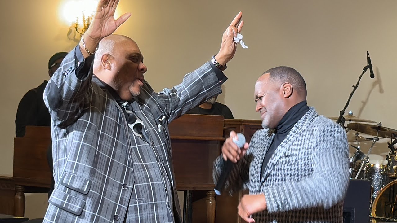 Bishop Kervy Brown sings ArchBishop Figueroa to tears on his Birthday