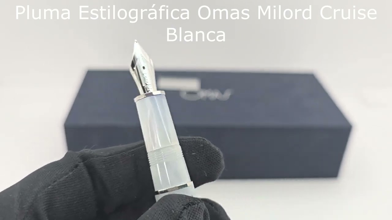 Cruzaltpens - Pluma Estilográfica Omas Milord Cruise Blanca