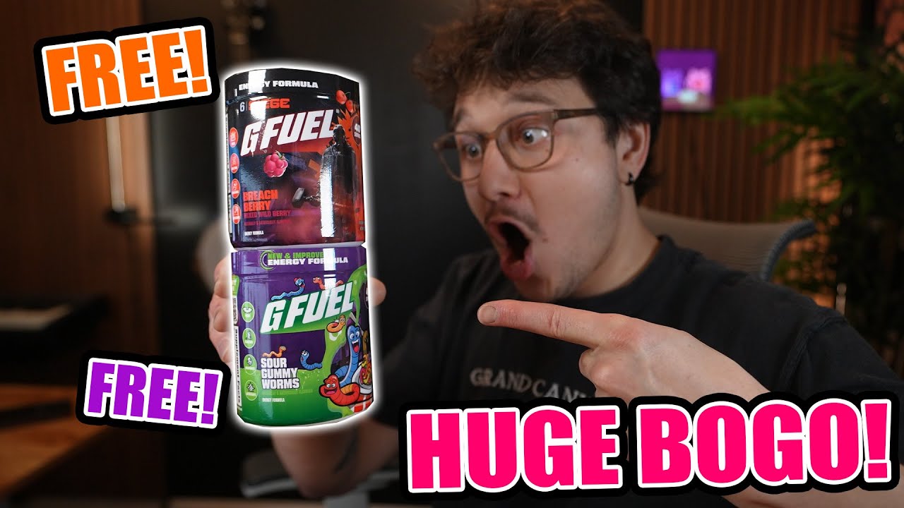 ЛУЧШИЕ вкусы GFUEL в рамках акции &laquo;Черная пятница&raquo;! &mdash; Тонны НОВЫХ ДРОПСОВ!
