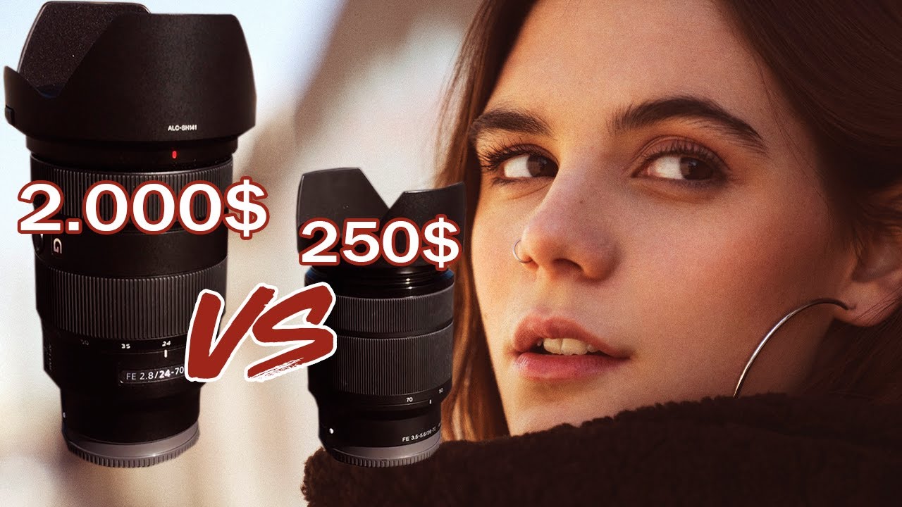 Sony 24 70 2.8 GM VS Lente Kit Sony (2.000$ vs 250$)