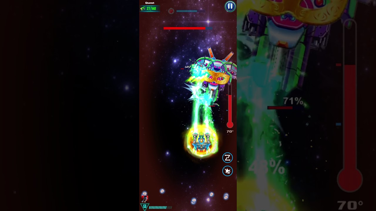 Level 160 Campaign Mode (Zambario) - Galaxy Attack Alien Shooter