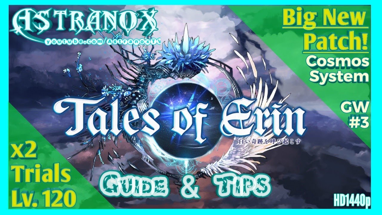 TALES OF ERIN Cosmos System, Star Trials, Trial x2 Drops, Level 120, 3rd Guild War - New Update ToE
