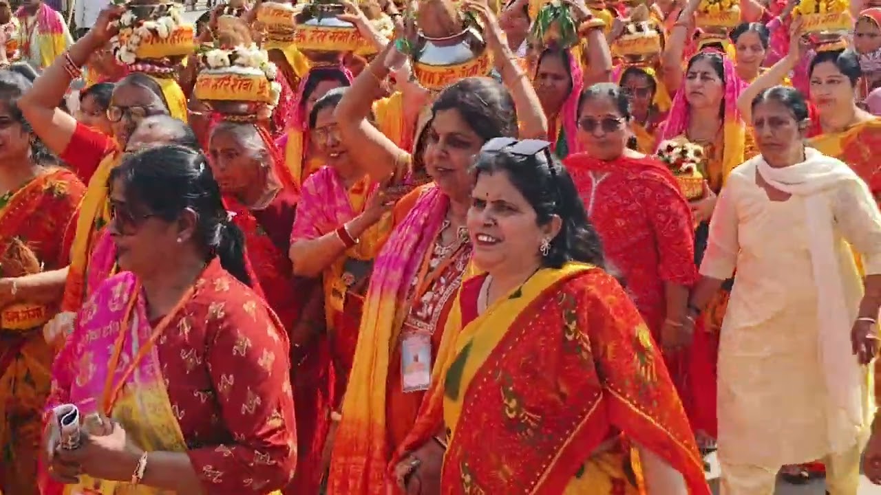 विराट सनातन सम्मेलन,शोभायात्रा, हरिसेवा धाम,भीलवाडा