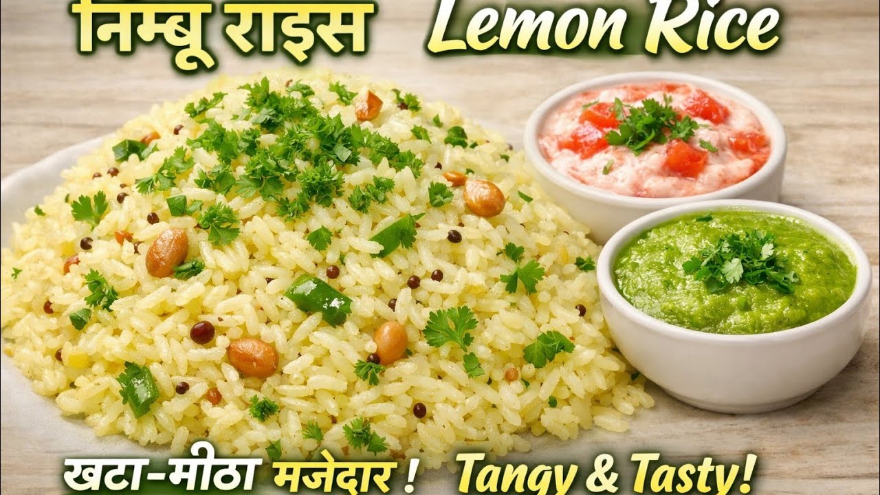 Ye Lemon Rice Recipe Sabko Pagal Bana Rahi Hai 🤯 | Special Chutney Ke Saath