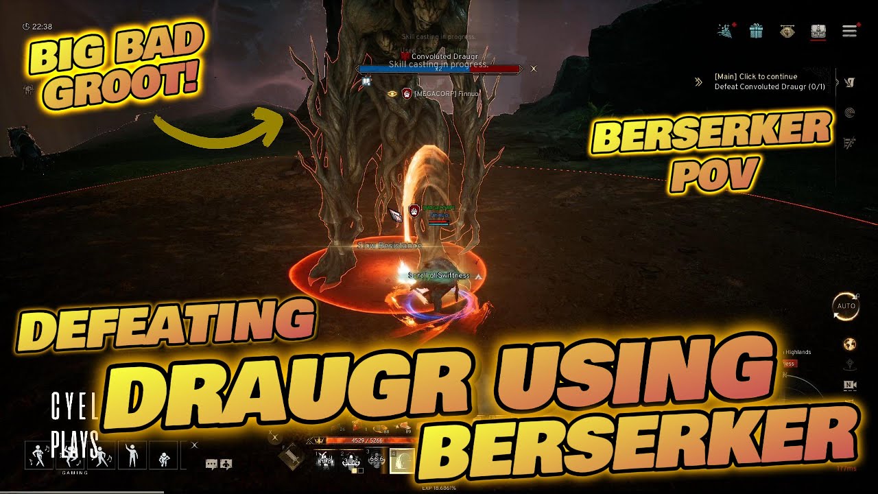 ODIN: Valhalla Rising. DRAUGR vs BERSERKER (melee dmg build class tips)