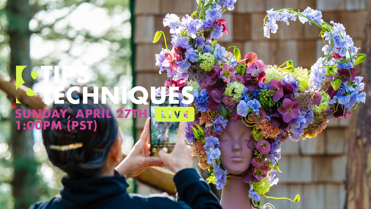 EPHEMERA: Creating One-of-a-kind Flower Crowns ! Tips & Techniques LIVE! with Hitomi Gilliam