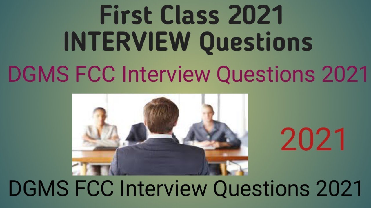 First Class Managers Certificate Interview Questions 2021 // FCC interview Question 2021