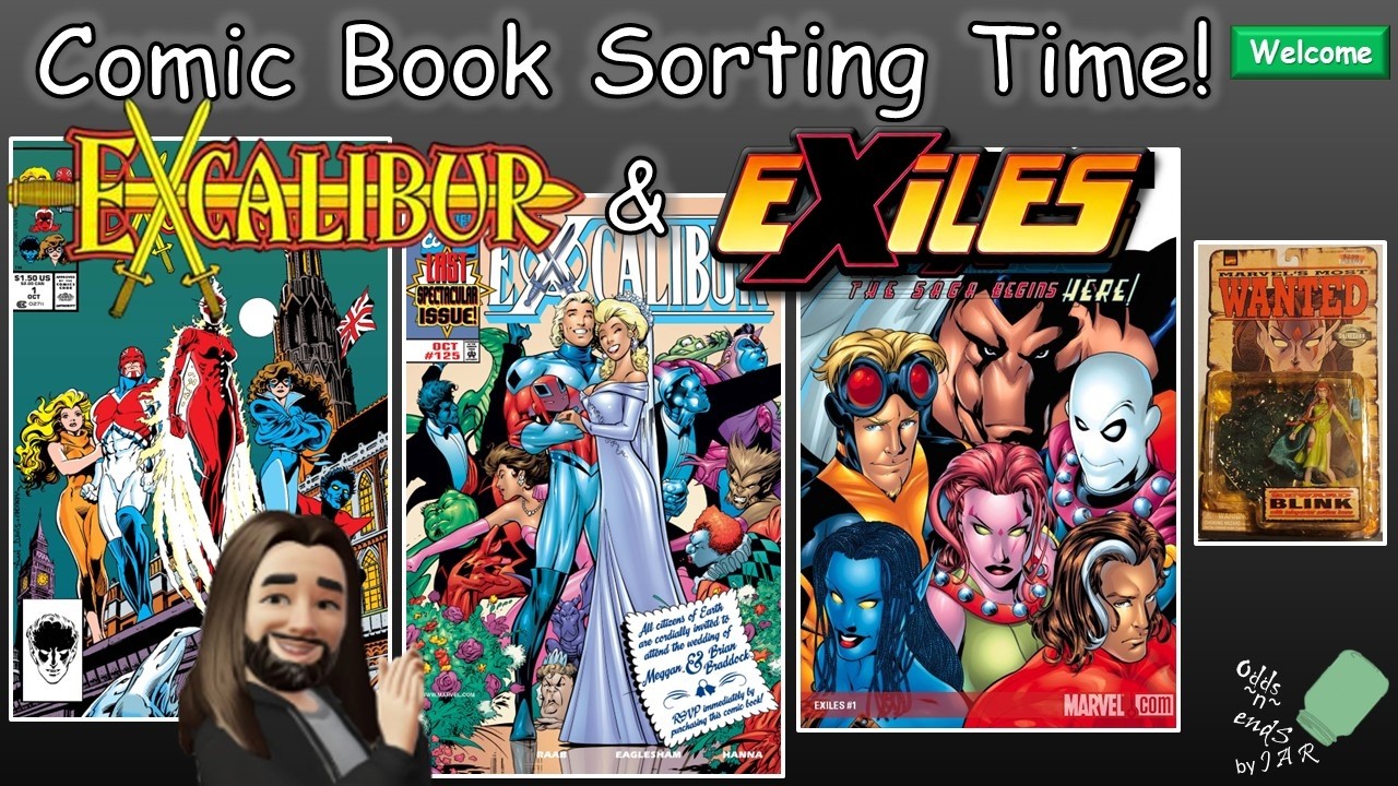 Sorting My Comic Collection: Excalibur and Exiles Comic Book Issues
