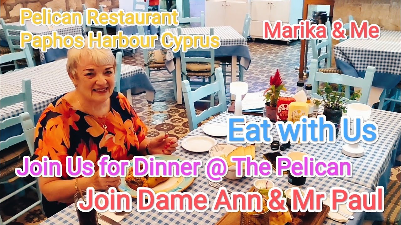 Come Dine with Me @ The Pelican Restaurant Paphos Harbour Cyprus