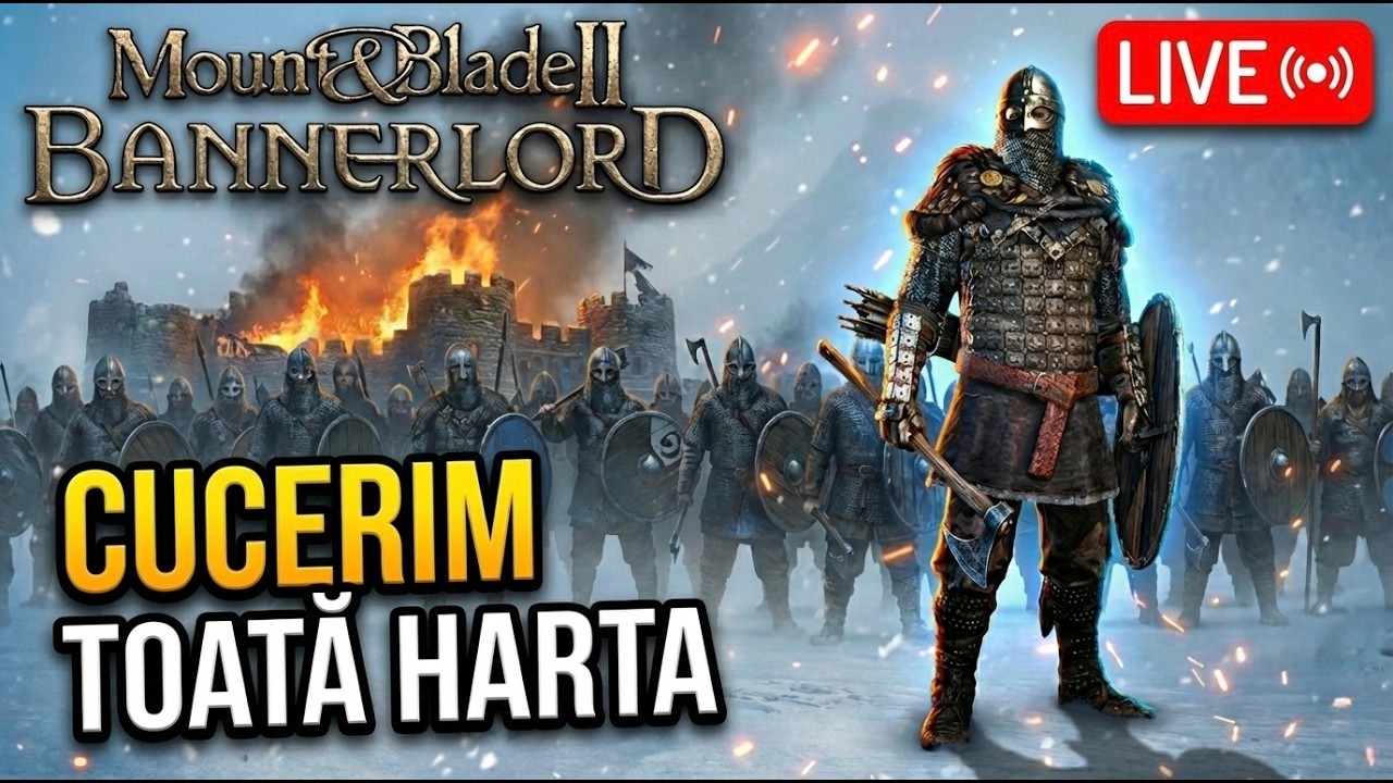 Am cucerit 2 ORASE, Ce facem acum? #gaming #bannerlord2 #mountandblade #livestream #gaming